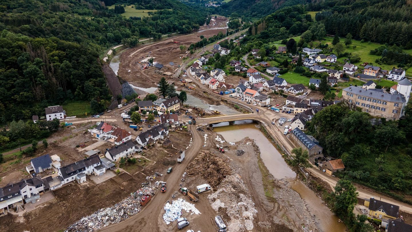El Gobierno alemán vinculó las graves inundaciones de 2021 al cambio climático. (EFE/F. Vogel)