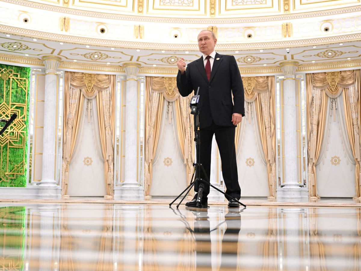 Foto: Putin, en Asjabad. (Reuters/Sputnik/Dmitry Azarov)