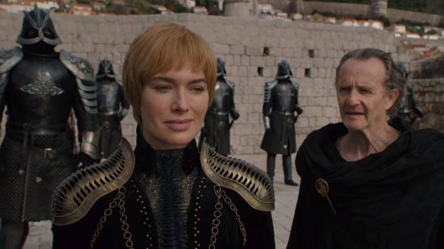Cersei Lannister, en un momento del primer capítulo de la última temporada de 'Juego de tronos'. (HBO)