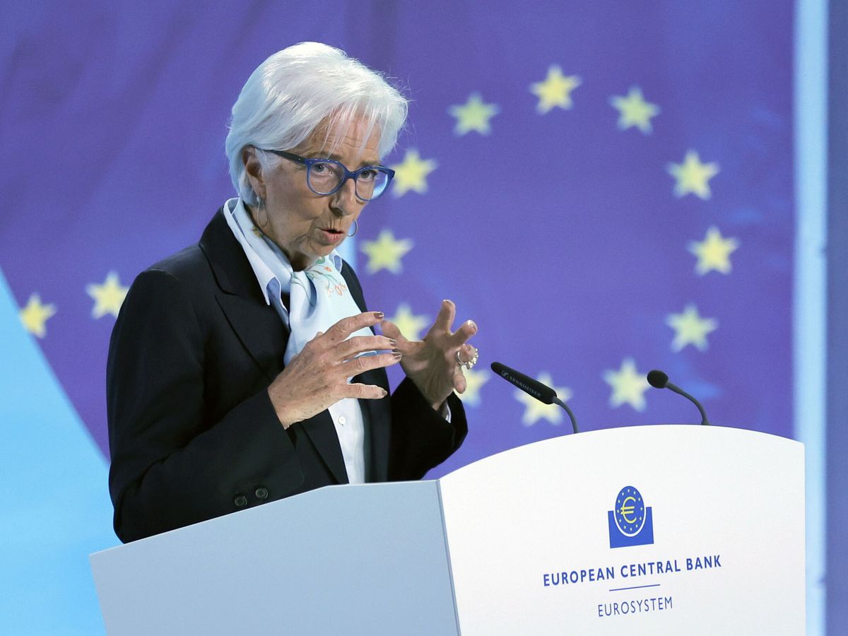 Foto: La presidenta del BCE, Christine Lagarde. (EFE/Ronald Wittek)