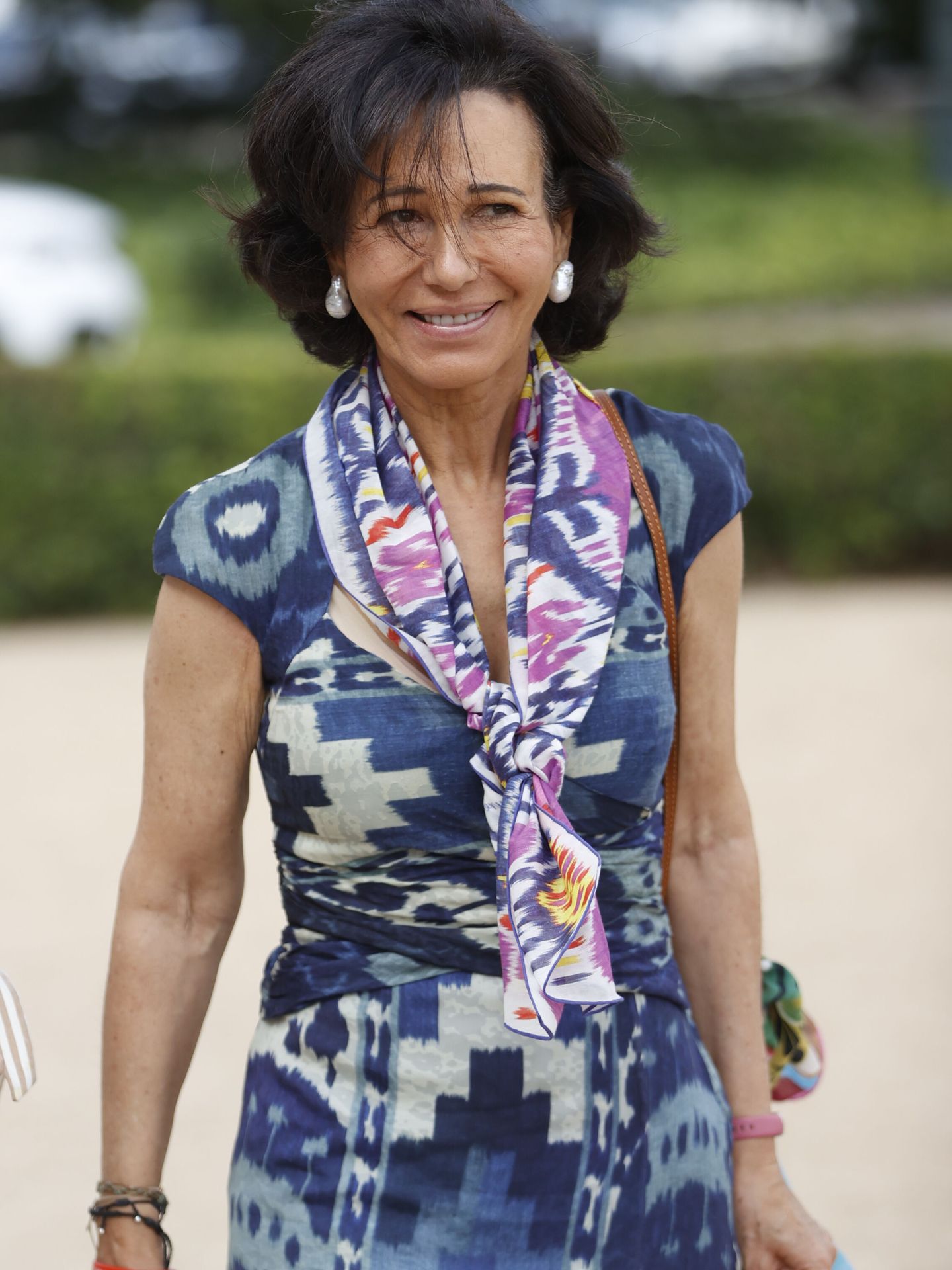 Ana Botín, presidenta del Banco Santander y prima hermana de la novia. (EFE)