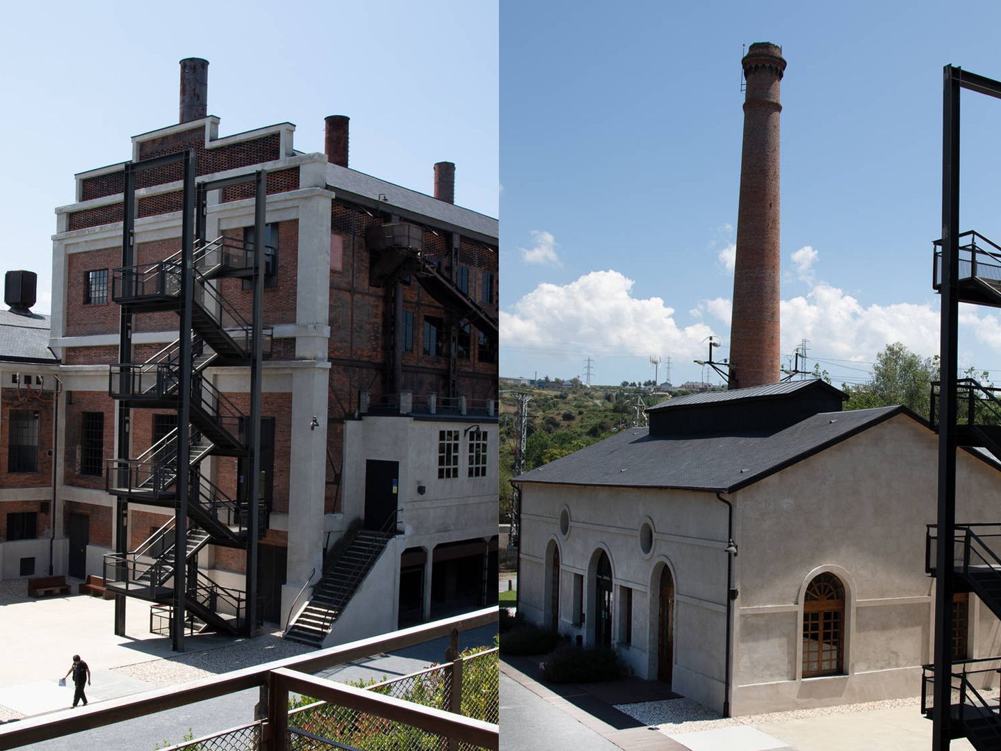 Los dos edificios del Museo de la Energía. (Patricia Seijas)