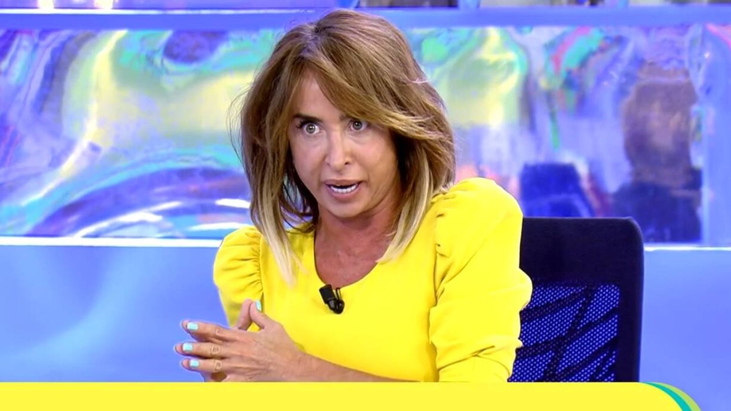 María Patiño en 'Sálvame'. (Mediaset España)