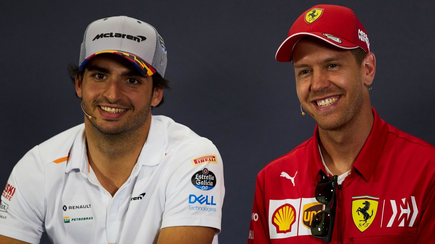 Carlos Sainz mantiene una gran relación de respeto mutuo con Sebastian Vettel que se remonta a los tiempos de Red Bull