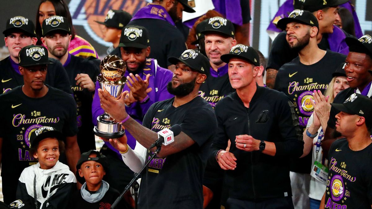 Los Lakers ganan la NBA en recuerdo a Kobe Bryant y LeBron James hace historia