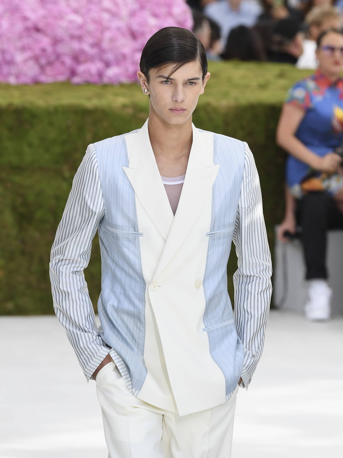 Nicolás de Dinamarca, desfilando para Dior. (Getty/Pascal Le Segretain)