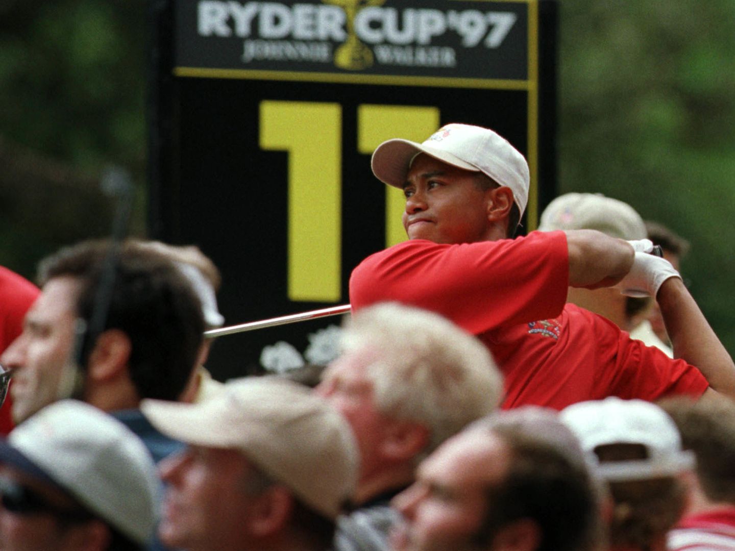 Tiger, en la Ryder de 1997. (Reuters)