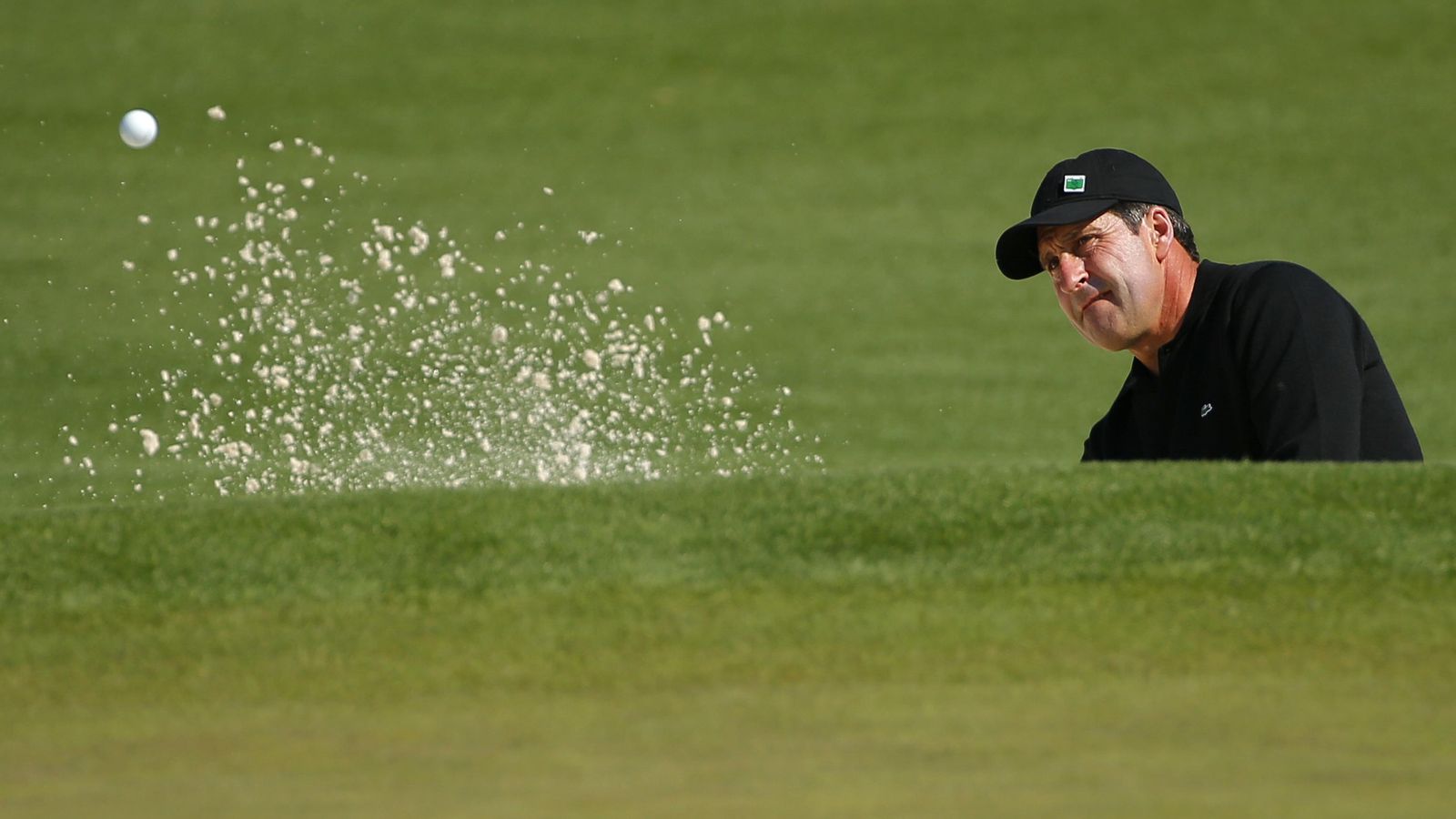 Foto: José María Olazabal vuelve a encontrar su mejor golf (Reuters).