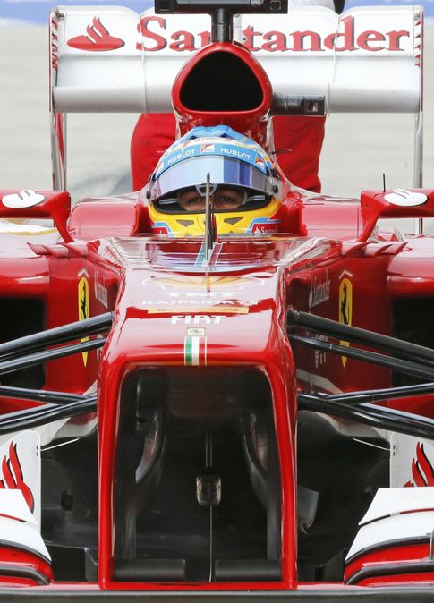 Foto: Fernando Alonso a bordo de su monoplaza en el Circuito de las Américas.
