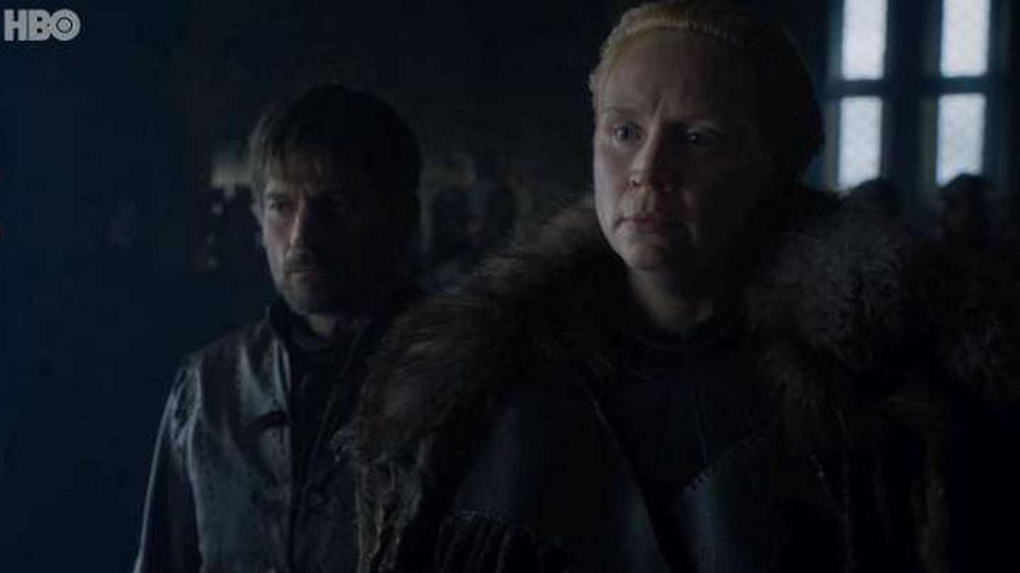 Brienne de Tarth defiende a Jaime Lannister en 'Juego de Tronos'. (HBO)