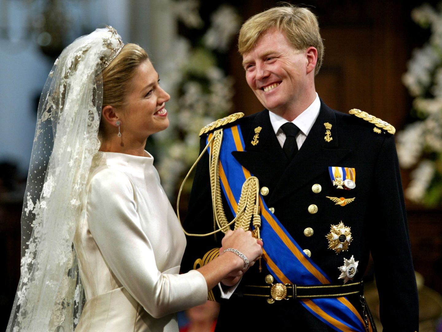 Máxima de Holanda el día de su boda. (Reuters)