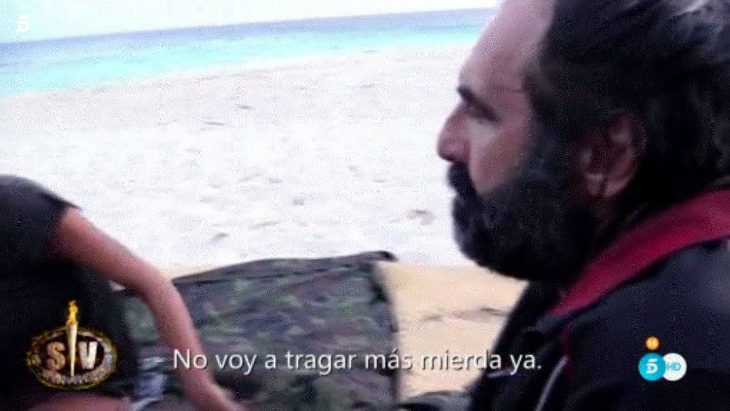 Juan Miguel en 'Supervivientes' (Imagen: Telecinco)