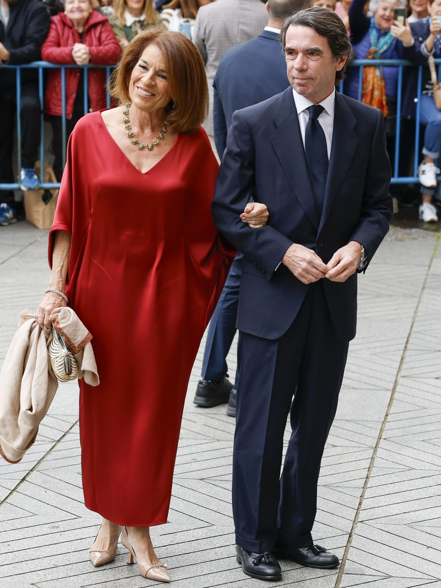 El expresidente del Gobierno, José María Aznar, y la exalcaldesa de Madrid, Ana Botella. (EFE)