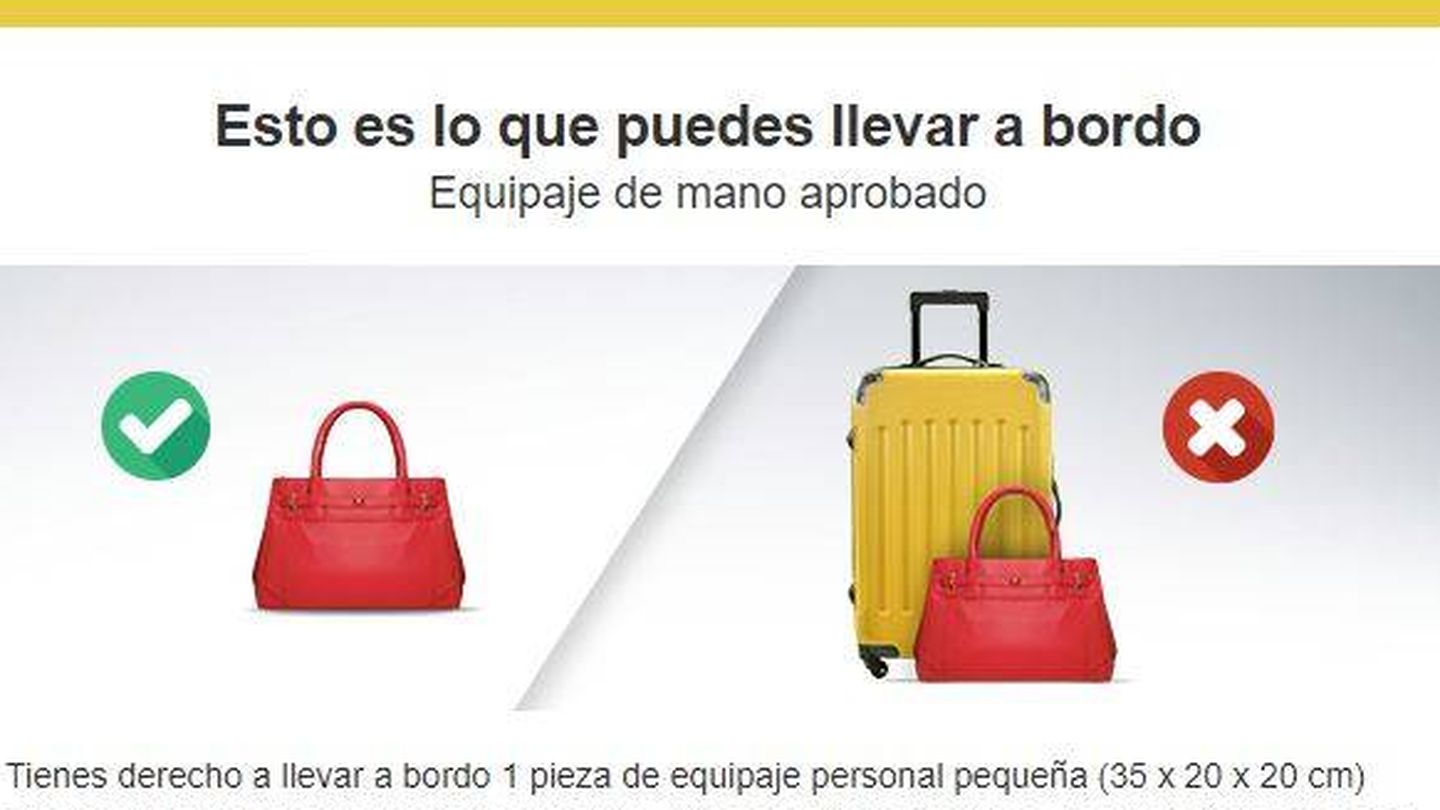 enfermedad Prisionero Pensar en el futuro Ryanair, EasyJet, Iberia... conoce los límites al equipaje de mano de cada  aerolínea