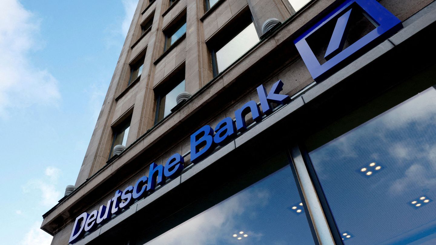 Logo de Deutsche Bank. 