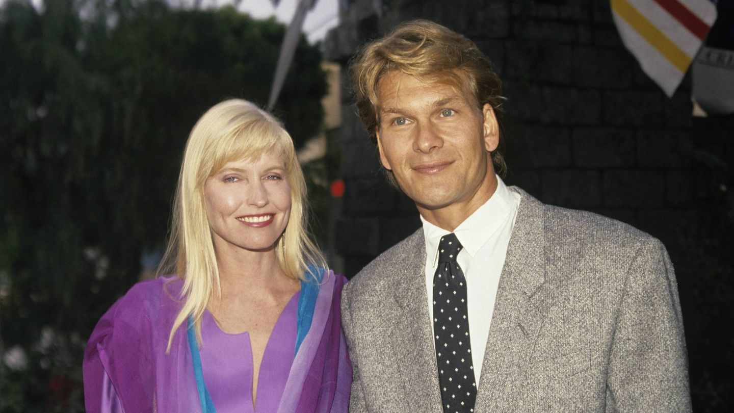 Patrick, junto a Lisa Niemi, su mujer, a mediados de los 90. (Cordon Press)
