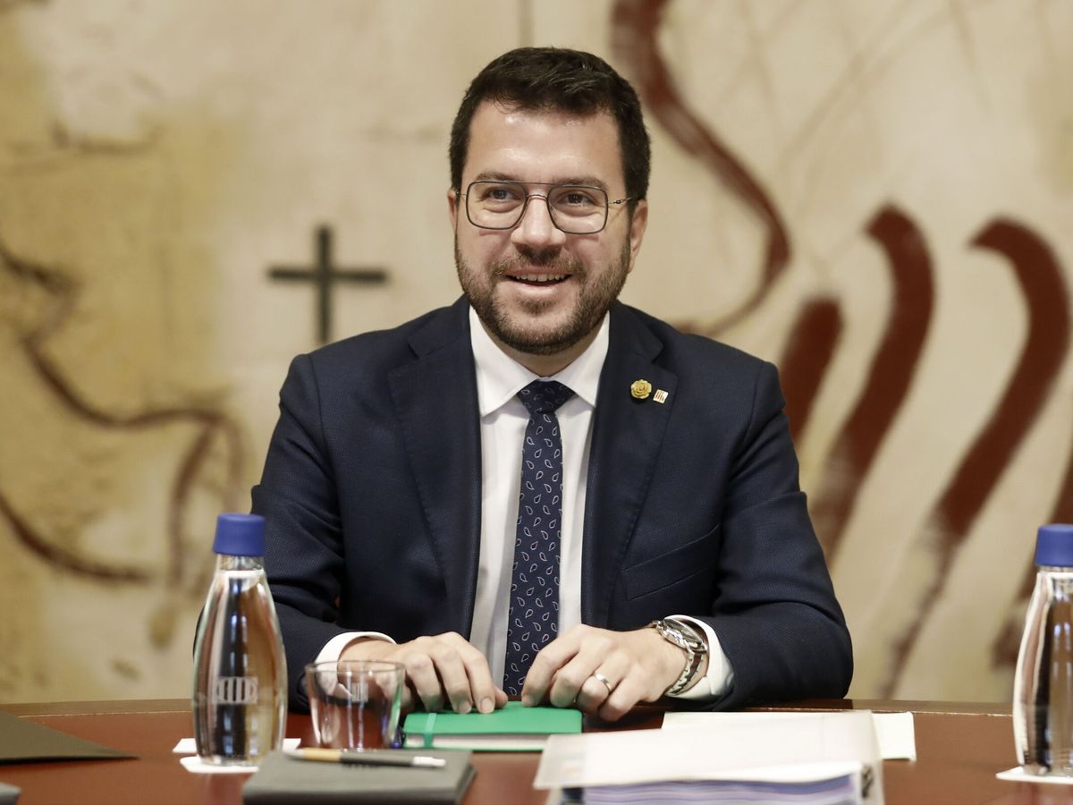 Foto: Pere Aragonès, presidente de la Generalitat. (EFE/Andreu Dalmau)