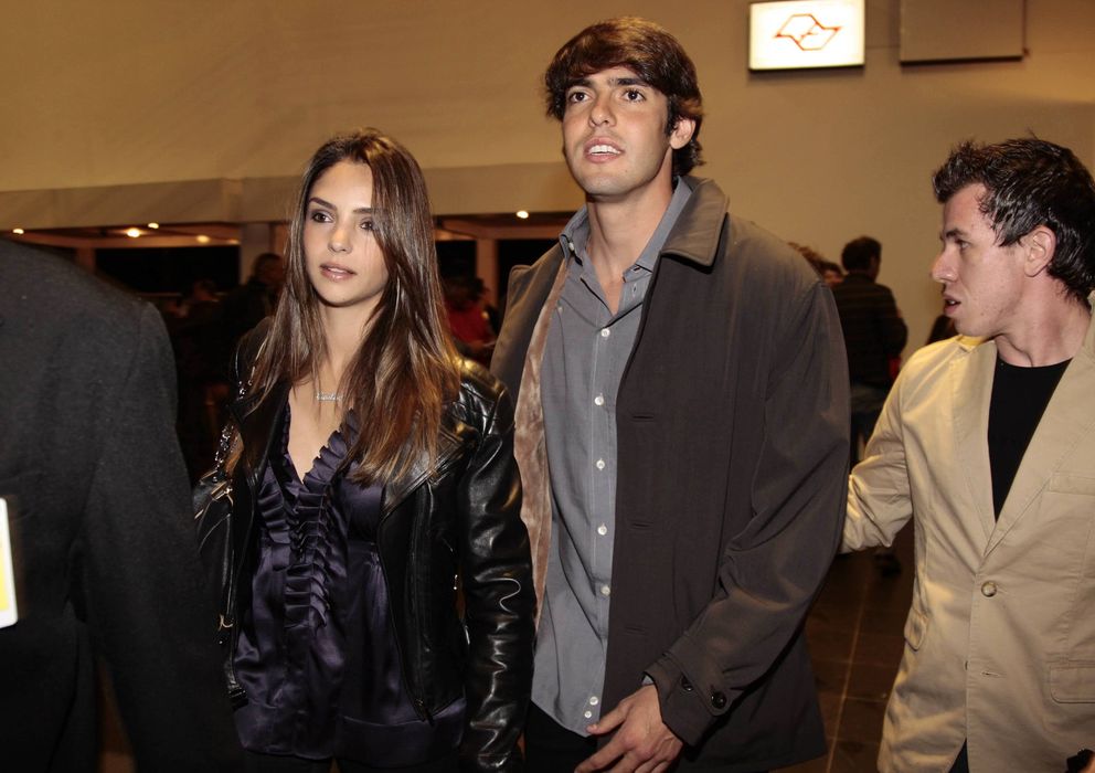 Foto: Kaká y Caroline Celico, en una imagen de archivo (Gtres)