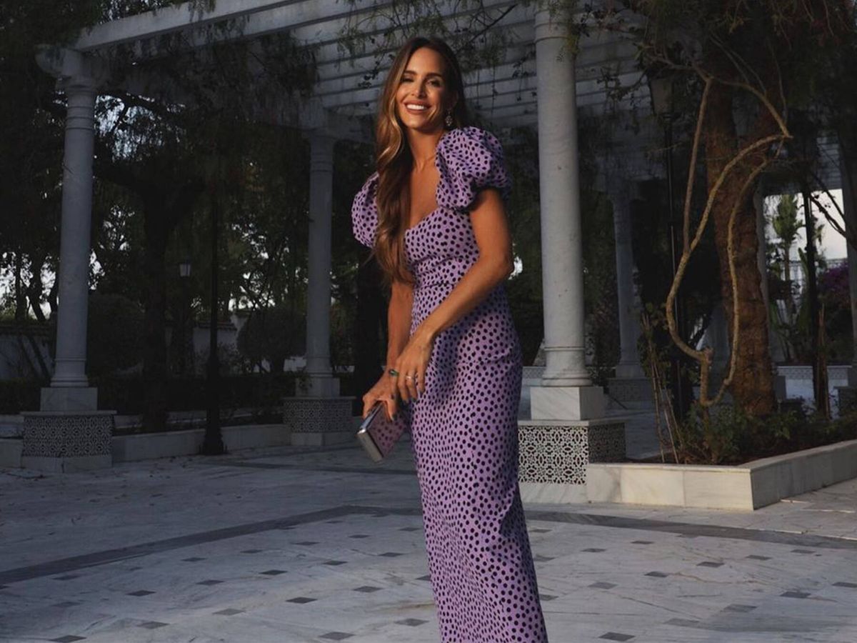 Rocío Osorno tiene el vestido de lunares de Zara ideal para invitadas de  otoño