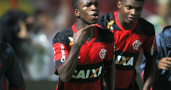 Foto: Vinicius Junior, durante un partido con el Flamengo. (Cordon Press)