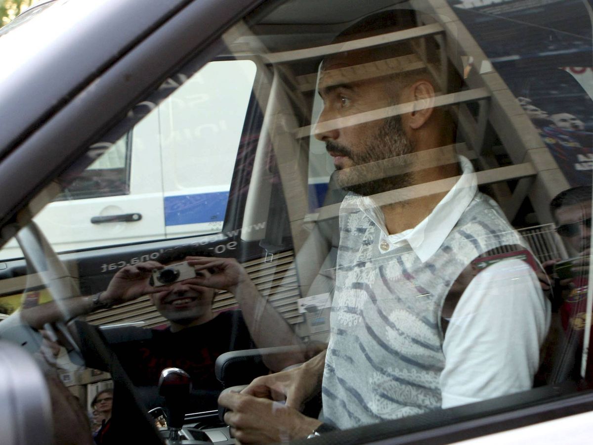 Foto: Peligro, Guardiola al volante: ha roto cuatro coches valorados en 536.000€. (EFE)