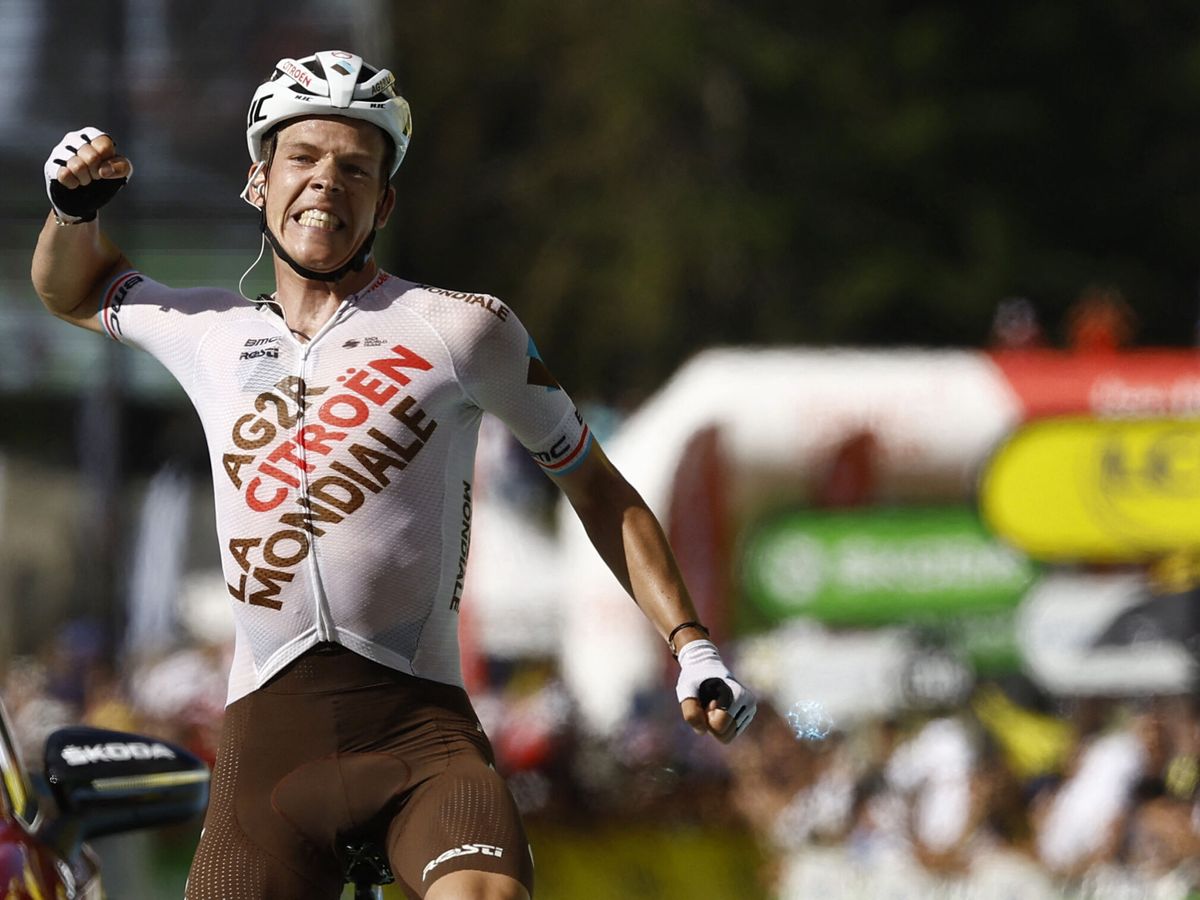 Foto: Bob Jungels fue el ganador de la novena etapa del Tour de Francia. (Reuters/Christian Hartmann)