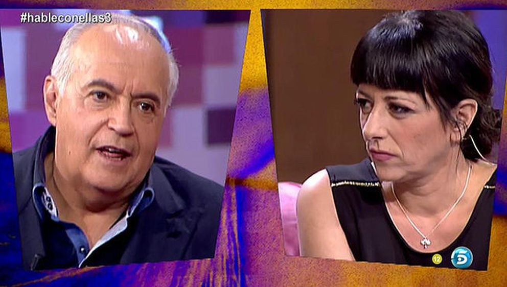 José Luis Moreno y Yolanda Ramos en un momento de la entrevista (T5)