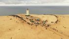 Ingenieros daneses mueven un faro 80 metros tierra adentro para contrarrestar el avance del mar
