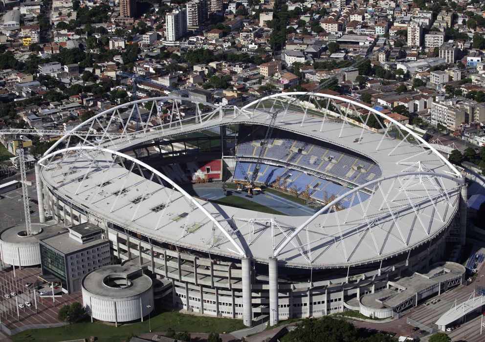 Foto: Imagen aérea del Estádio Olímpico João Havelange de Río (Reuters)