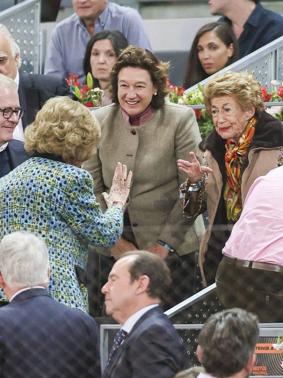 La reina Sofía y Piru Urquijo en el Mutua Madrid Open (Gtres)