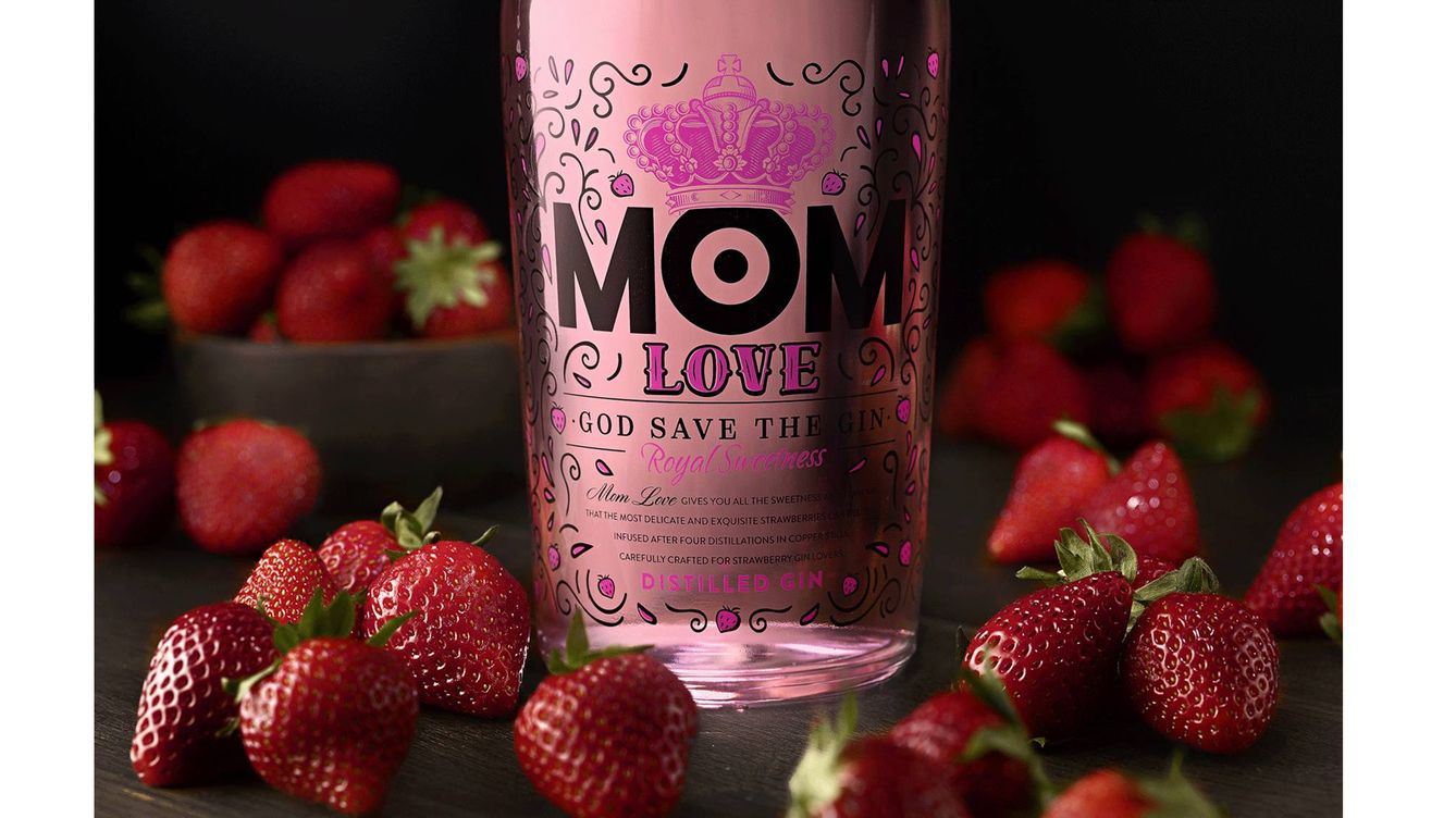 Foto: MOM GIN es una ginebra premium elaborada con frutos rojos y exóticos ingredientes botánicos 
