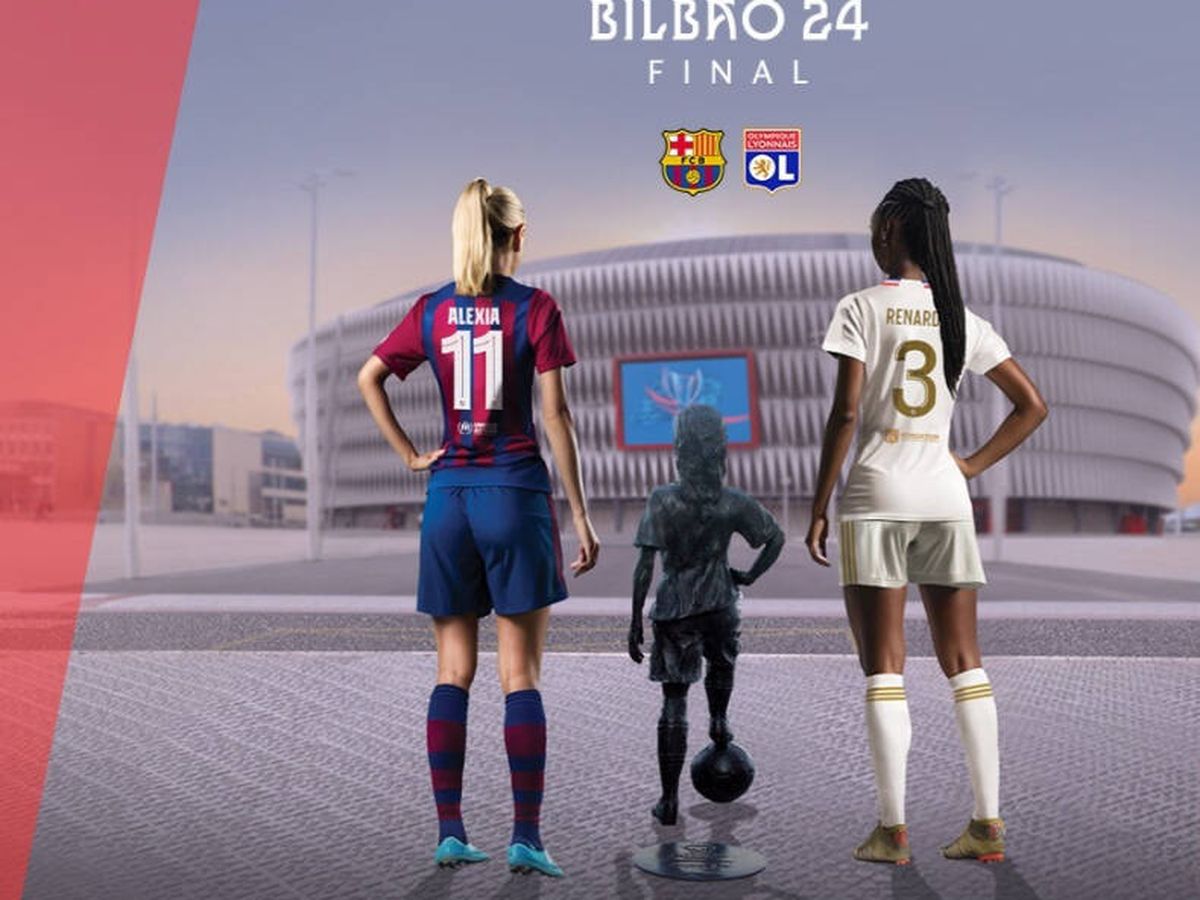 Foto: Cartel de la final de la Champions femenina que se juega en Bilbao. (UEFA)