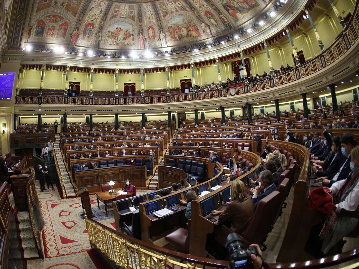 Foto: Vista del hemiciclo del Congreso de los Diputados. (EFE/Rodrigo Jiménez)