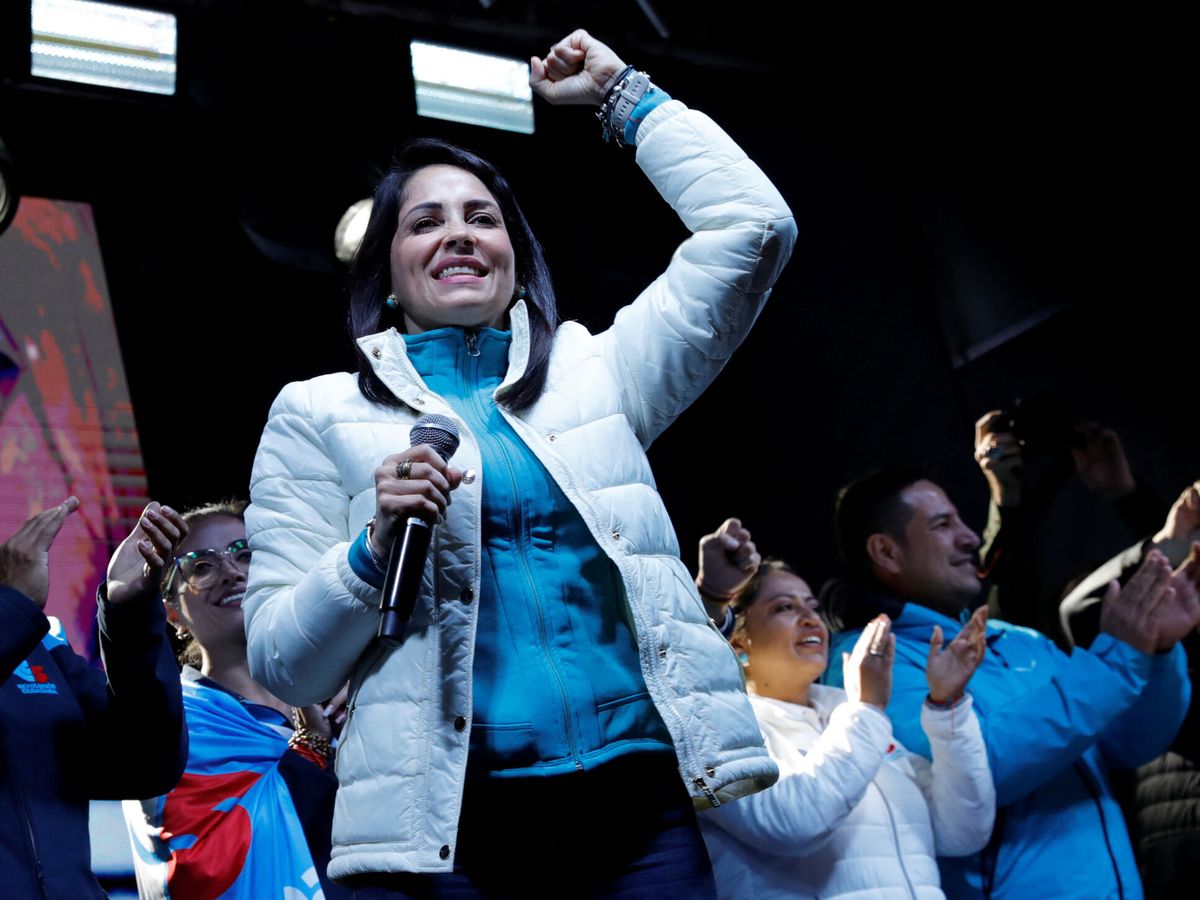 Foto: La candidata Luisa González. (Reuters/Karen Toro)