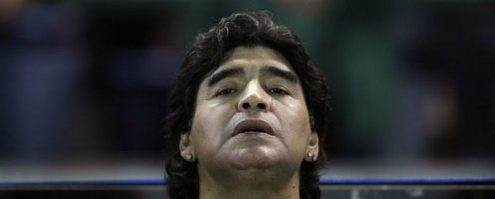Foto: Maradona: "Valdano es un rival enorme para Argentina"
