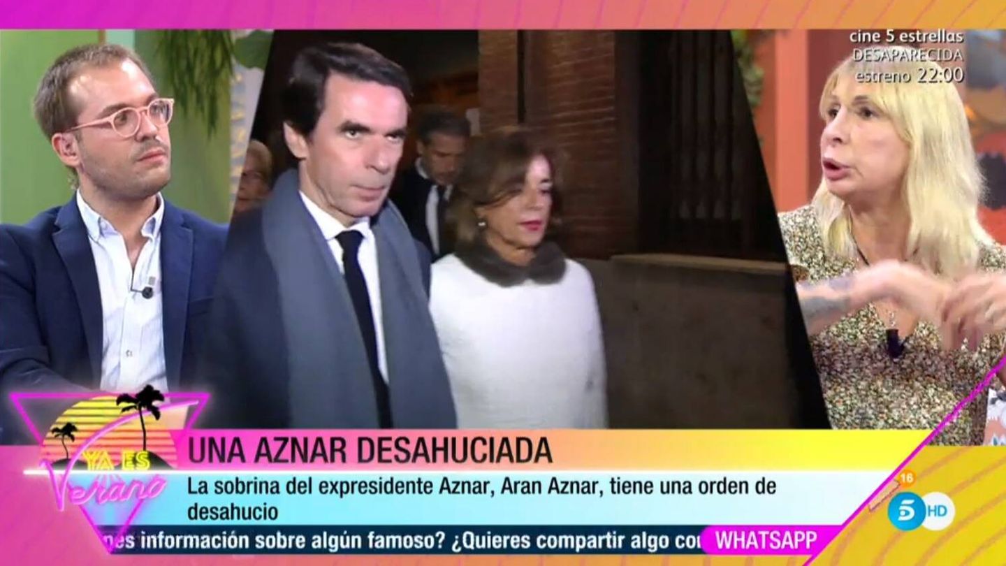 Saúl Ortiz y Aran Aznar en 'Ya es verano'. (Mediaset España)