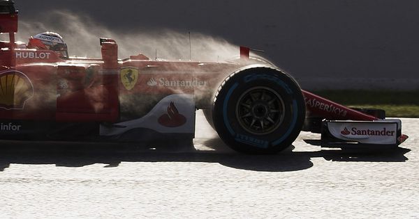 Foto: Kimi Raikkonen con su Ferrari SF70H.