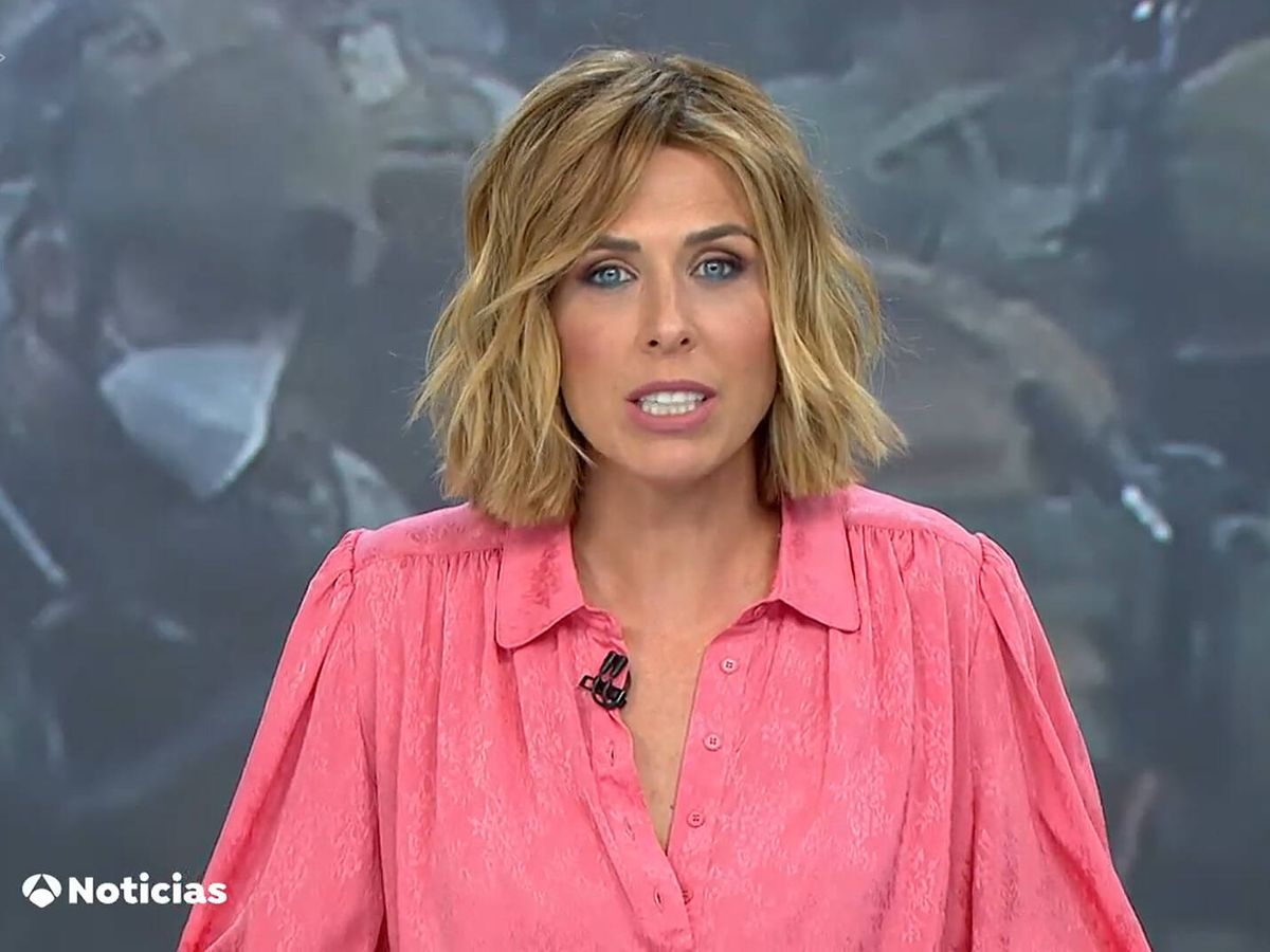 Foto: María José Sáez, presentadora de 'A3N-1' en agosto. (Atresmedia)