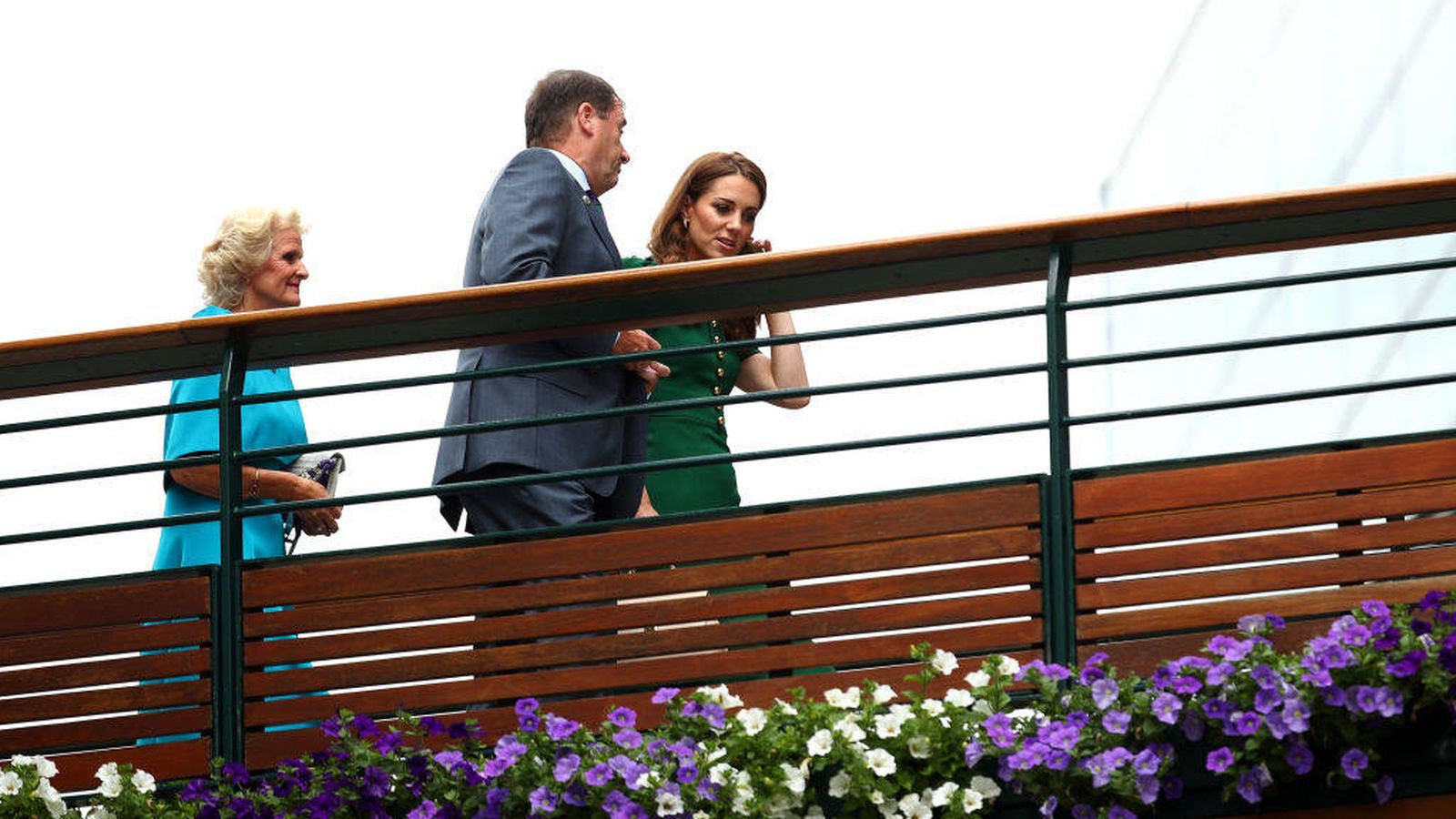 Foto: Kate Middleton a su llegada a Wimbledon 2019. (Getty)