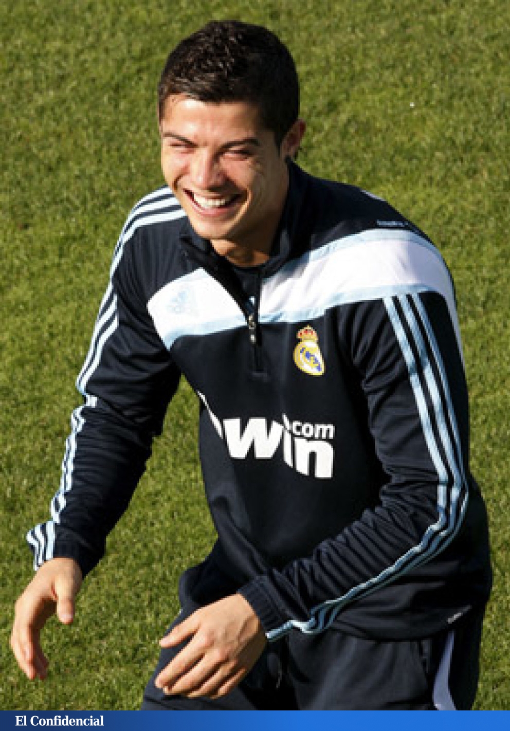 La risa de Cristiano Ronaldo rompe la tristeza en Valdebebas