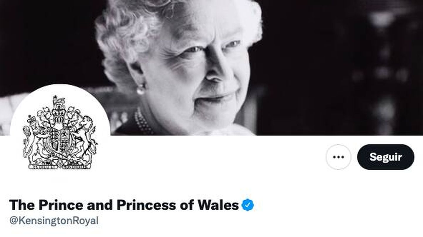 El nuevo perfil de Twitter de los príncipes de Gales.