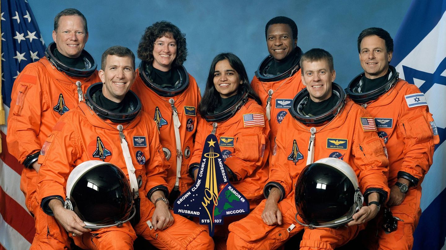 La tripulación del Columbia. (NASA)