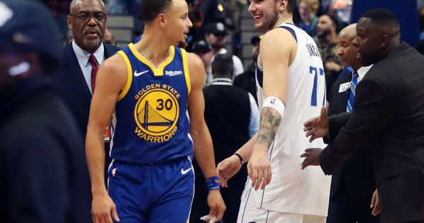 Foto: Stephen Curry y Luka Doncic, dos de los grandes reclamos de la NBA. (Reuters)