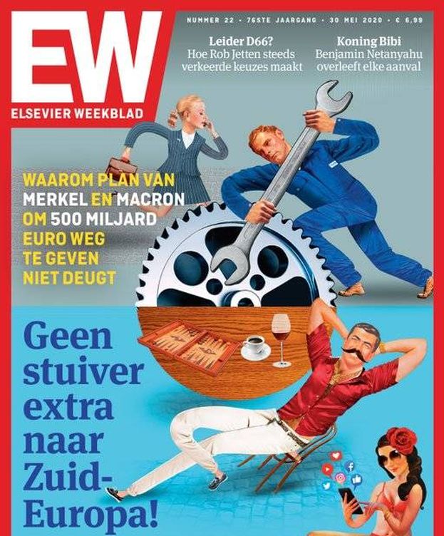 Foto: Portada de la revista conservadora holandesa EW.