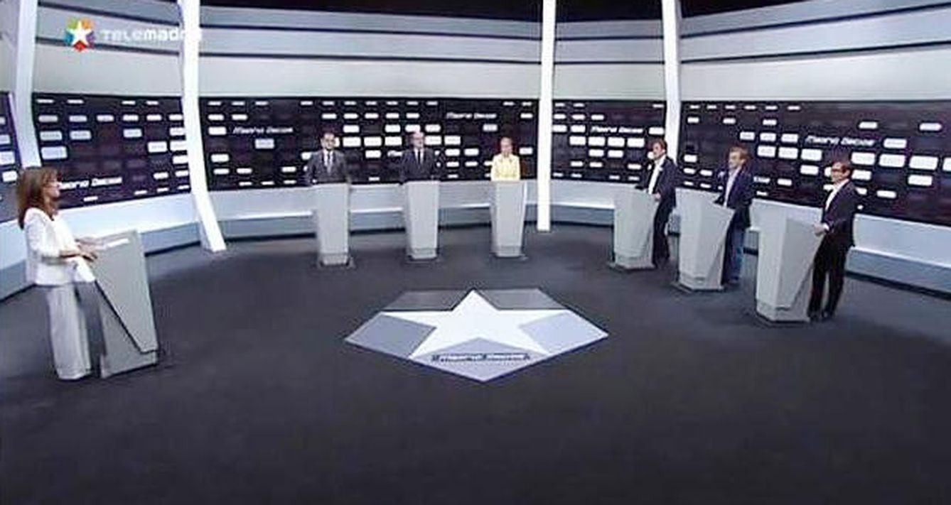 Debate de la últimas elecciones municipales y autonómicas en Telemadrid. (EC)