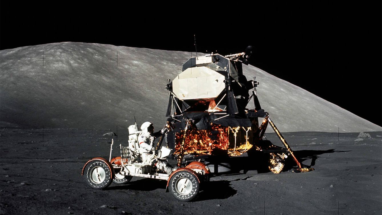 Foto: El módulo lunar del Apollo 17. (NASA)