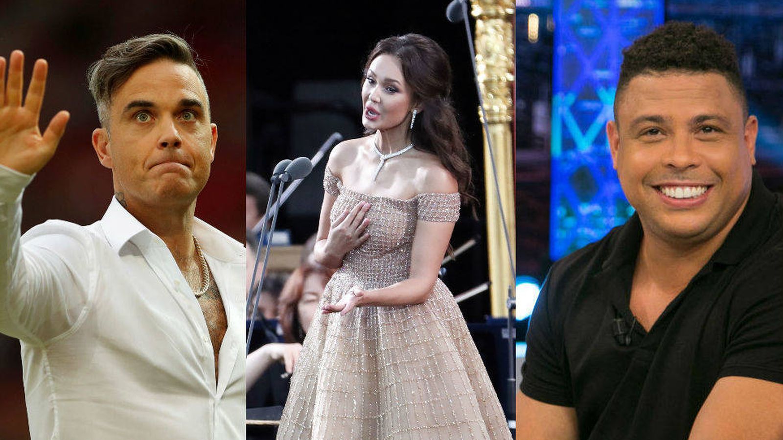 Foto: Robbie Williams, Aida Garillufina y Ronaldo serán las estrellas de la ceremonia de inauguración del Mundial de Rusia 2018