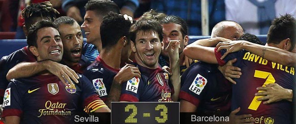 Foto: El Barcelona firma una épica remontada ante el Sevilla y es aún más líder