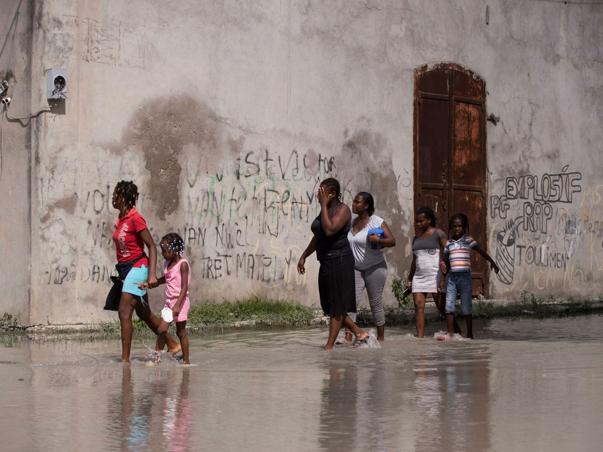 Foto: Inundaciones en Haití. (EFE)