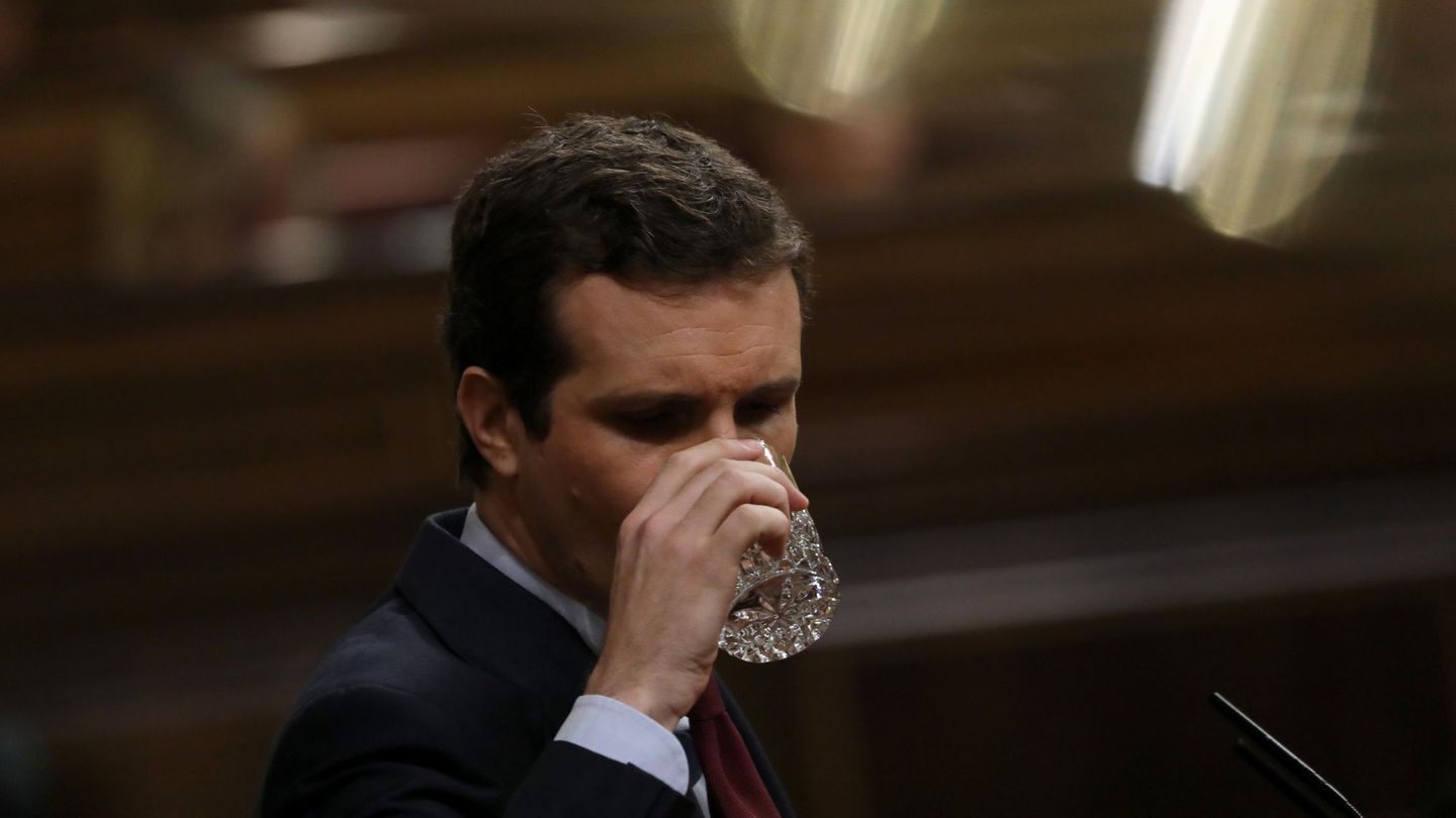 Pablo Casado, en el Congreso. (Reuters)